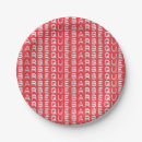 Recherche de nourriture assiettes Rouge