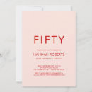 Suche nach fifty and fabulous einladungen Minimale typografie einfach
