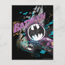 Recherche de super heroes cartes postales Bats