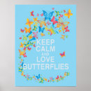 Suche nach liebe ist wie ein schmetterling poster Schmetterlinge
