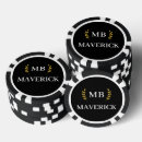 Suche nach geburtstag poker chips Schwarz weiß
