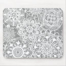Recherche de motif mandala tapis souris Fleurs