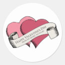Recherche de saint valentin vintage autocollants Coeur
