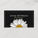 Recherche de fleur abstraite cartes visite Simple