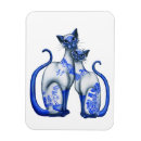 Recherche de chats siamois magnets Bleu