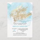 Recherche de endroits invitations Aquarelle