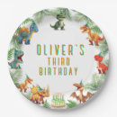 Recherche de t rex assiettes Parti dinosaure