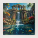 Recherche de poissons puzzles Lac