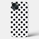 Recherche de pois noir et blanc iphone coques Points