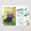 Recherche de golf anniversaire invitations Trou dans un