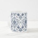 Recherche de motif de damassé tasses Vintage