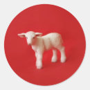 Recherche de moutons autocollants Rouge