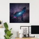 Suche nach heulende wölfe poster Galaxie