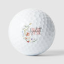 Recherche de fleur golf balles Monogramme
