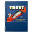 Suche nach vintage fische kleine notizbücher Forelle