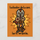 Recherche de luchador cartes postales Lutte