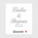 Recherche de vinyl mariage autocollants Traditionel