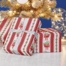 Recherche de cannes papier cadeau Rouge