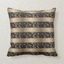 Recherche de rayures beige coussins Rouge