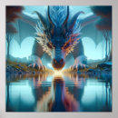 Suche nach blue dragon poster Reflexion