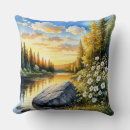 Recherche de tranquille coussins Coucher de soleil