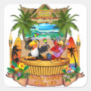 Recherche de hutte autocollants Plage