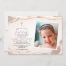 Recherche de communion fille cartes invitations Élégant