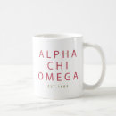 Recherche de lettres grecques tasses Alpha chi omega