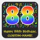 Recherche de 88 autocollants Heureux 88 ans