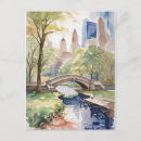Recherche de central cartes postales Aquarelle