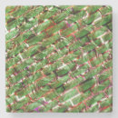 Recherche de mur pierre dessous de verres Vert