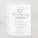 Suche nach 10 hochzeitstag einladungen Jahrestag