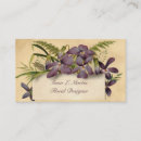 Suche nach veilchen visitenkarten Vintag