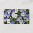 Suche nach stiefmütterchen visitenkarten Blumenreich