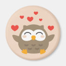 Recherche de coeur drôle magnets Oiseau