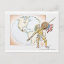 Recherche de guerrier cartes postales Amérique
