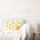 Recherche de pois orange et blanc coussins Tendance