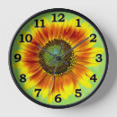 Recherche de tournesol horloges Floral