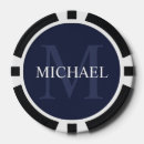 Suche nach blau poker chips Monogramm