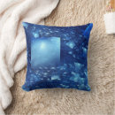 Recherche de miroir coussins Bleu