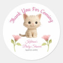 Recherche de chaton rose autocollants Floral