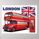 Suche nach london england poster Doppeldecker