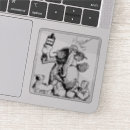 Recherche de dessin animal vintage autocollants Illustration