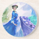 Recherche de dames dessous de verres Bleu