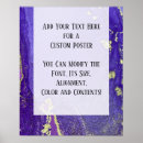 Suche nach gold und lila poster Alkoholtupfer