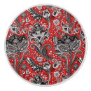 Recherche de rouge blanc noir boutons et poignées de porte Fleurs