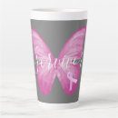 Recherche de cancer du sein rose tasses Typographie