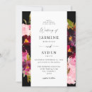 Suche nach schwarze und rote hochzeit einladungen Aquarell