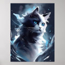Suche nach mystische katze poster Fantasie