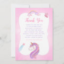 Recherche de licorne rose vœux cartes Baby shower unicorne